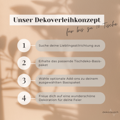 Dekoverleih, Hochzeitsdeko, Hochzeitsdekoration, Tischdekoration, Dekoverleihkonzept, Wedding, Freiburg, Basel, Lörrach